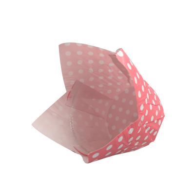 China Disposable Disposable Heat Resistant Non-Stick Greaseproof Red Paper Cupcake Liners for sale