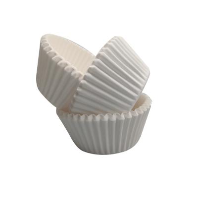 China Disposable Disposable High Temperature Resistant White Greaseproof Cupcake Paper Liners for sale