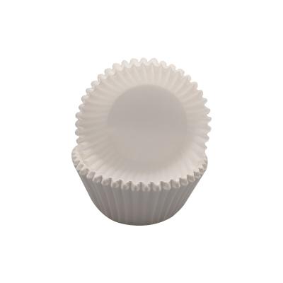 China High quality disposable oil proof white paper cupcake disposable heat resistant waterproof nonsticking liners for sale