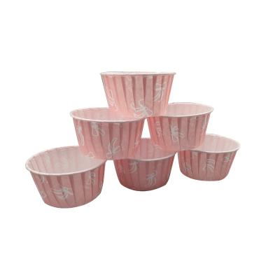 China Factory Price Disposable Disposable Heat Resistant Greaseproof PET Coated Waterproof Paper Cup For Cake for sale