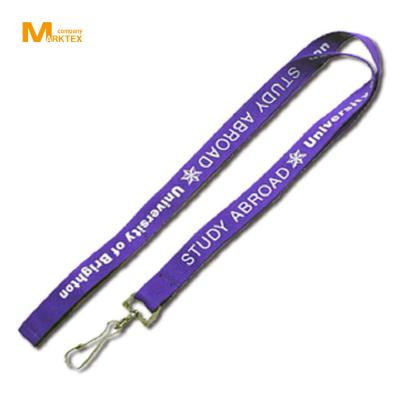 China Flat Type Polyester Lanyard Polyester Supplier for sale