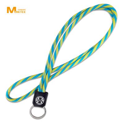 China Polyester Round Rope Elastic Lanyard for sale