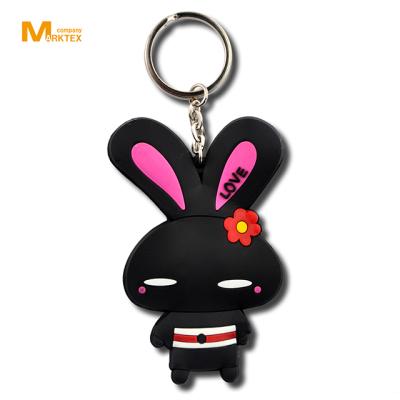 China Plastic Hot Sale Custom Soft PVC Key Ring for sale