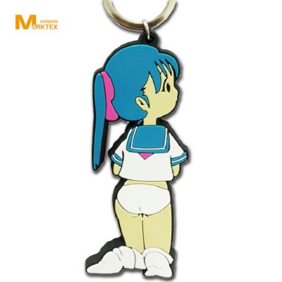 China 2D Soft Plastic Design PVC Keychain Maker for sale