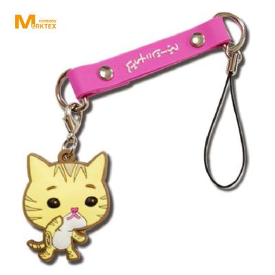 China Plastic Double Side Soft PVC Key Chain , Key Chain for sale