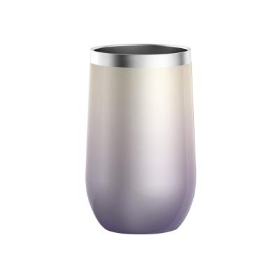 China Business Eco-friendly Powder Coated Leak Proof Lid Wine Tumbler Vacuum Tumbler Stainless Steel Travel Mug Mug Coffee Cup Beer Mug for sale