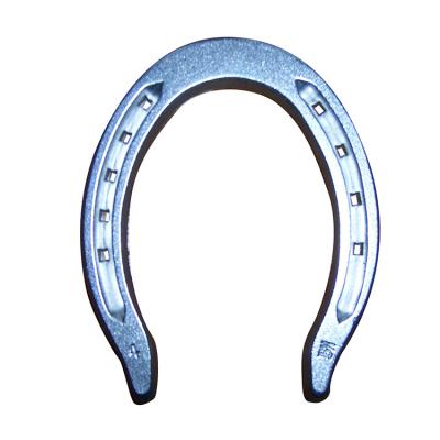 China Custom Aluminum Alloy Blue Anodized Colored Removable Aluminum Horseshoe Horse Shoes for sale