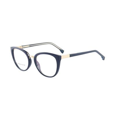 China Fashion Trendy And Trendy Retro Most Popular Customized Female Optical Metal Round Frame Glasses for sale