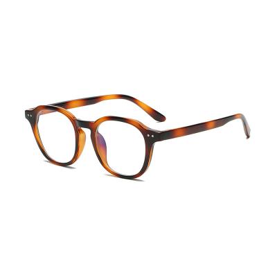 China Retro New Fashion High Quality Hot-selling Round Optical Glasses Frames PC for sale