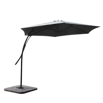 China 3m Diameter Roman Umbrella Outdoor Shade Key Dark Gray Exploding Umbrella for sale