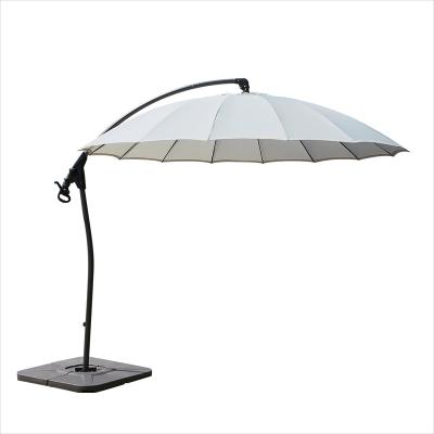 China 3m*3m Banana Arm Banana Fiberglass Patio Umbrella Outdoor Umbrella Crank Arm Sun Umbrella for sale