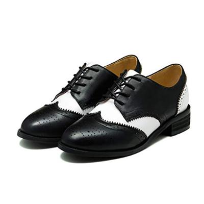 China Wholesale Durable Black Leather Classic Flat Shoes, Hard Soled Children's Stylish Shoes for sale