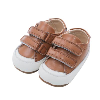 China Walking shoes 2021 fashionable genuine leather baby boy baby sports white casual shoes for sale