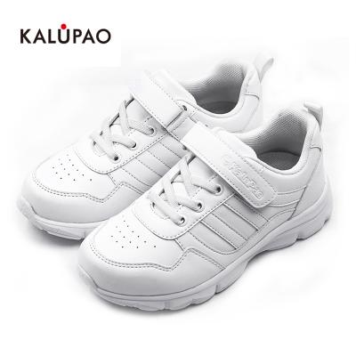 China Wholesale High Quality Round Kids Boys Girls Sneakers For Kids School Shoes White for sale