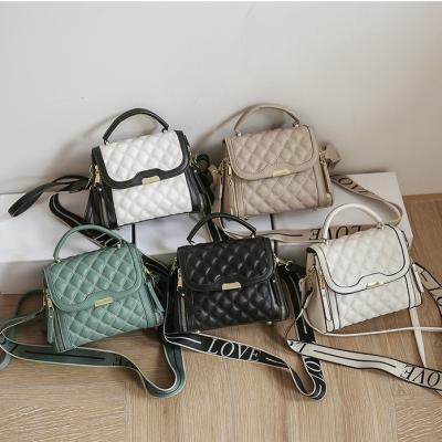 China Fashion new fashionable girls ladies wide shoulder handbags fashion handbag luxury purses for woman for sale