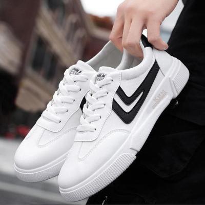 China CUSHIONING Classic Stylish Men's Canvas Casual Shoes Daily Flats White Walking Shoes FREE SAMPLE for sale