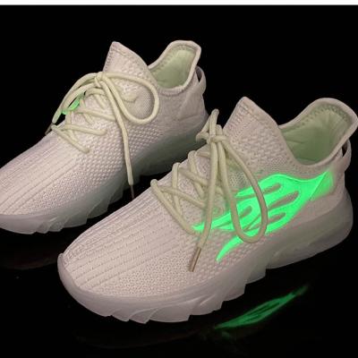 China 2021 Fashion Trend Fashion Sneaker For Women Sports Breathable Casual Luminous Sneakers For Women for sale