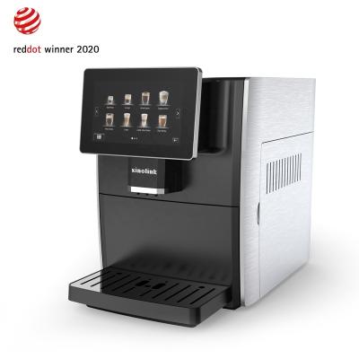 China Programmable Hotel Touch Screen Show Automatic Espresso Coffee Machine for sale