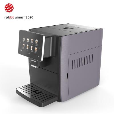 China Hotel new full automatic reddot reward espresso coffee machine with grinder for sale