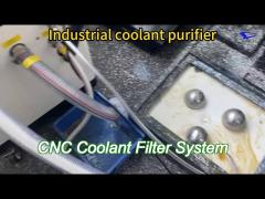 cutting oil filtration systems cnc coolant filter system liquid oil water separator