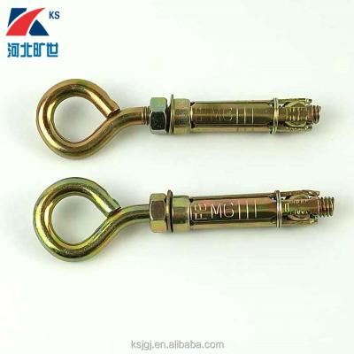 China 4Pcs Steel Expansion Shield Fix Bolt With Eye Bolt for sale