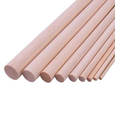 China Europe High Quality Natural Color Paulownia Wood Wood Round Sticks Round Sticks Processing Custom Small Sticks for sale