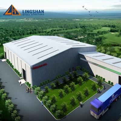 China Quick Workshop Build Prefab Commercial Shed H Beam Design Steel Structure Cheap Warehouse for sale