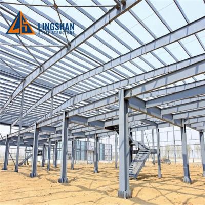 China Modern Industrial Use China Metal Frame Ready Made Steel Storage Sheds for sale