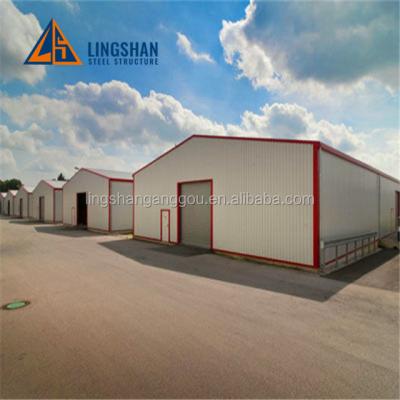 China Industrial Storage Warehouse Structure Prefabricated Steel Structure Warehouse Building Steel Construction for sale