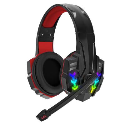 China neckband band gaming headset for computer cable esports headset led for sale