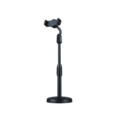 China Carry Mobile Phone Bracket Disc Desk Videoe Selfie FlexiblLifting Rotating Stick New for sale