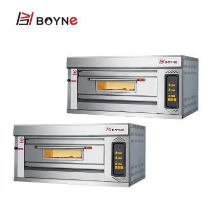 China Commercial Hotels Bakery Oven Micro Gas Oven 1 Deck 2 Trays Bread Baking Oven for sale