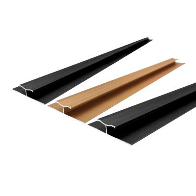 China Contemporary Aluminum Flooring Trim Profile Skirting Board Finger Joint Skirting Boards Accessories for sale