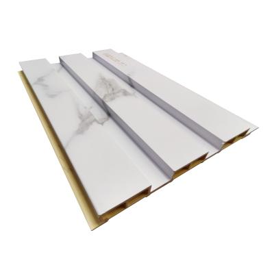 China Decor Eco-friendly 204mm Plastic Celling Wall Film PVC PVC Building Plate Cladding Panel Interior for sale