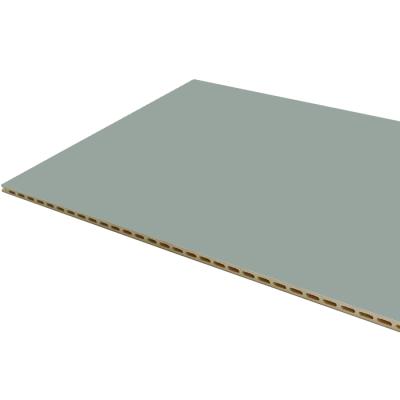 China Eco - Friendly PVC Wood Grain Floor Paneling 9mm Wall Decking PVC Film Board for sale