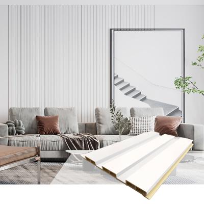 China Waterproof+ECO-Friendly+Moistureproof Integrated PVC Decoration Wall Panel WPC 3D Wall Panel Interior Wall Cladding Hollow Wall Panels for sale