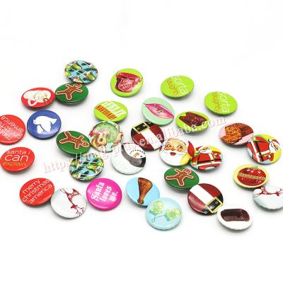 China Cheap Folk Art Tinplate Badges Maker Button Badges Promotion Customized Logo Round Shaped Button Pins For Gifts for sale