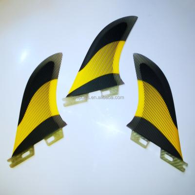 China NEW FT 1 Unisex Surfboard II Fin, Pure Epoxy Surf Tri Fins, Quad Set, S M L for sale