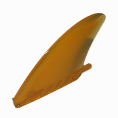 China Flex Surfboards Fins River Unisex SUP Single Semi-Transparent Surfboard Fins for 5.5 Inch Longboards for sale