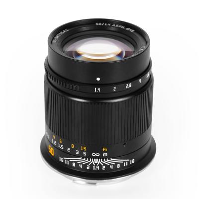 China TTartisan 50mm Full Frame F1.4 Manual Focus Lens For Canon R/RP/R5/R6 Camera 50mm F1.4 RF-mount Camera Lens for sale