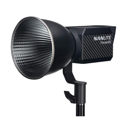 China Nanlite Forza 60 LED PORTABLE Spotlight has a palm-sized body with super light output for studio photography lighting for sale