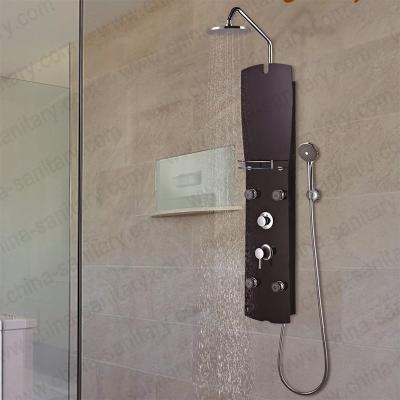 China Metered Faucets Plumbing Mixers Best Seller Bathroom Fittings Shower Glass Panel for sale