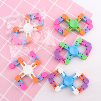 China No Parent-child game4Bicycle gyro fingertip gyro variable decompression gyro decompression chain toy for sale