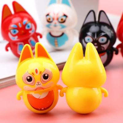 China Mini Tumbler Jigsaw Shaker Toy Neutral Toy Animal Capsule Cheap Plastic Cartoon Gift for sale