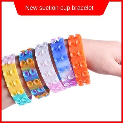 China No New Amazon Silica Gel Sucker Bracelet Sucker Chip Sucker Toys for sale