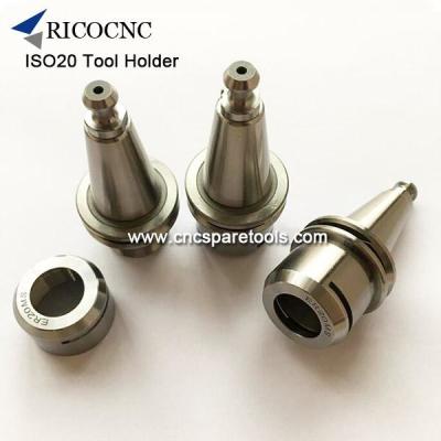 China CNC Machines ISO20 ToolHolders ISO 20 ER20 Collect Chucks for auto tool changer spindles for sale