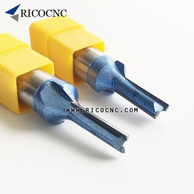 China CNC router Carbide Two Flutes Straight Bit for Man-made Wood Boards Cutting for sale