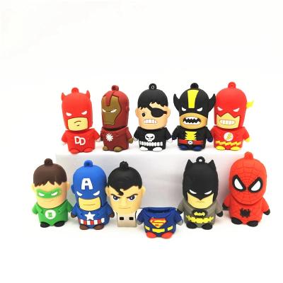 China Fast Speed ​​Data Saving 2021 New Cartoon Gift Custom 3D Rubber Model 8Gb Usb Flash Drive for sale