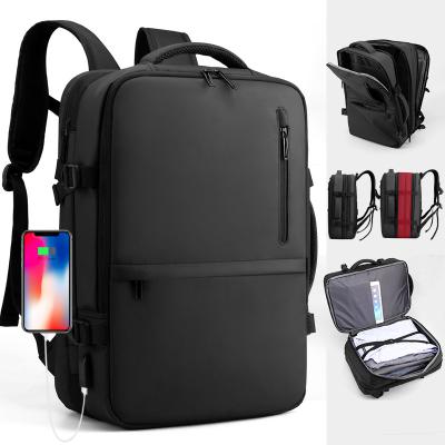 China With USB 2021 Fashion Oxford Cloth Backpack European Backpack Multifunctional Male Waterproof Outdoor Travel And American Business Bags for sale