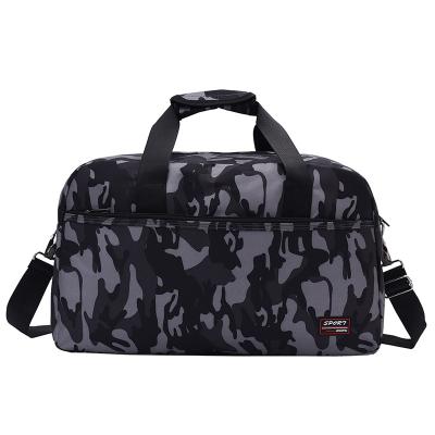 China waterproof & Tear Resistant Custom Durable Waterproof Durable Men's Gym Bag Folding Printing Duffle Luggage Travel Bags for sale